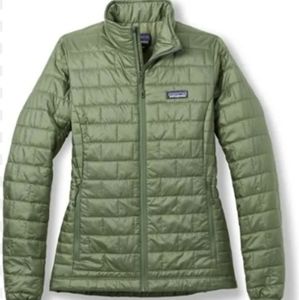 Patagonia Camp Green Women's Nano Puff Nanopuff Jacket Medium